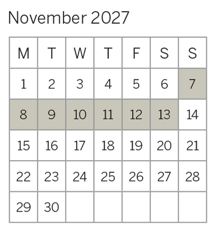 November 2027