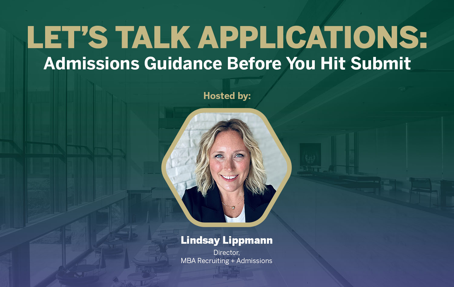 Lets Talk Applications Lindsay No Date