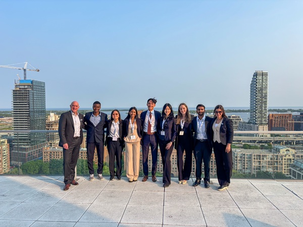 An Ivey group in Toronto at Western Angels' Demo Day