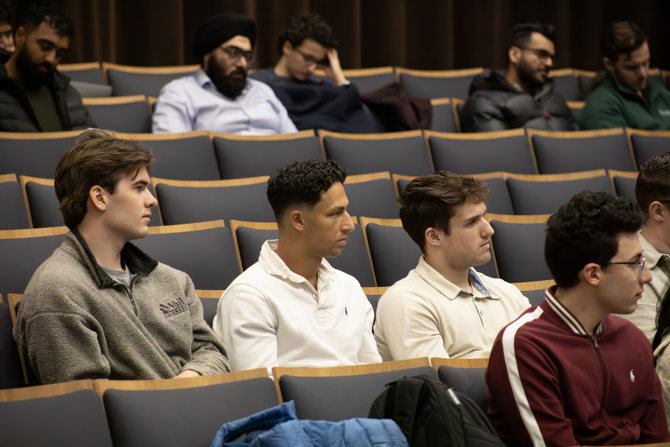 Audience watching Dennison Veru 2