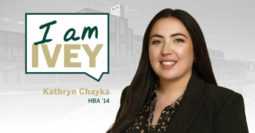 I Am Ivey: Kathryn Chayka, HBA ’14