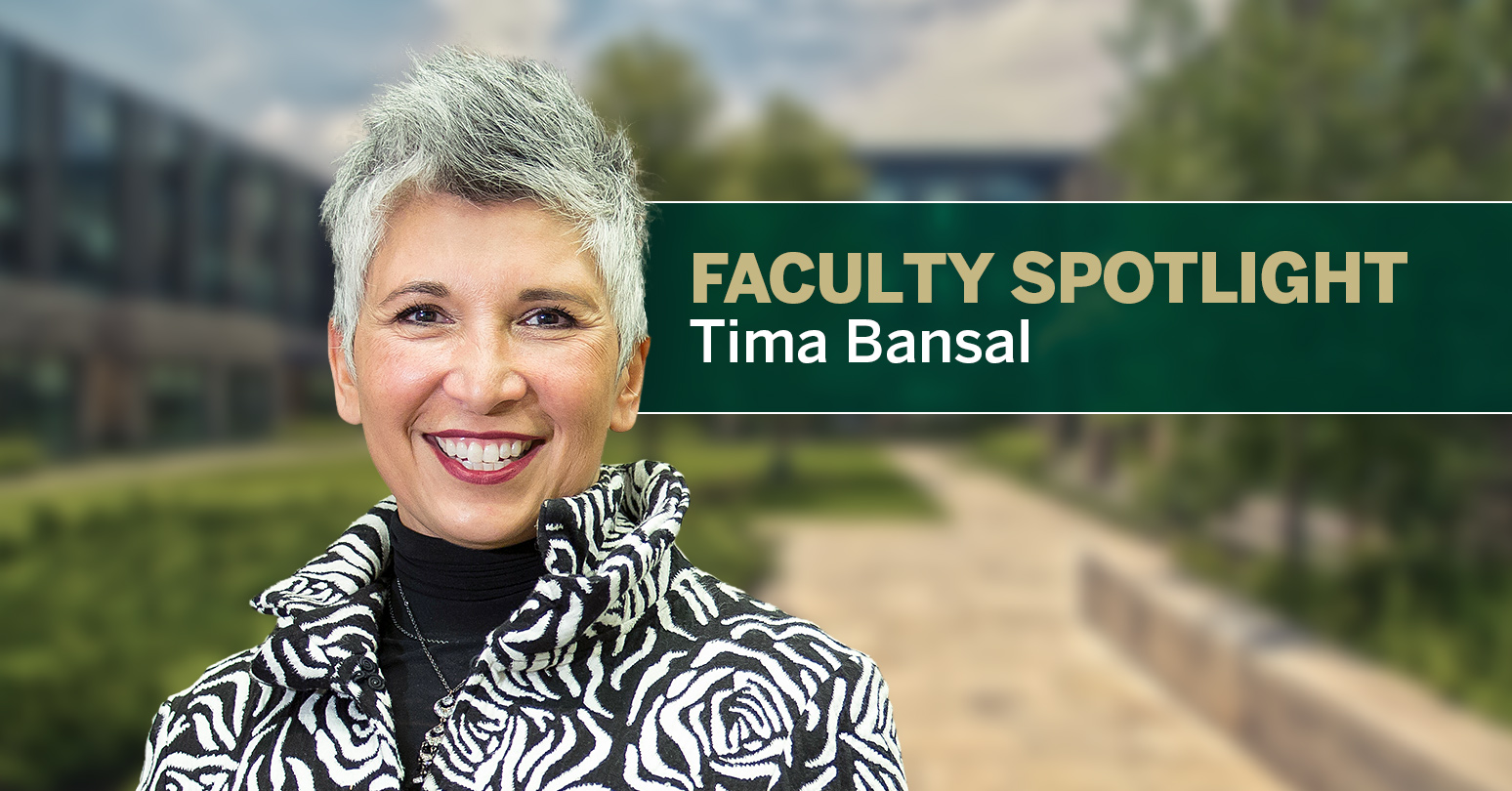 Faculty Spotlight Tima Bansal