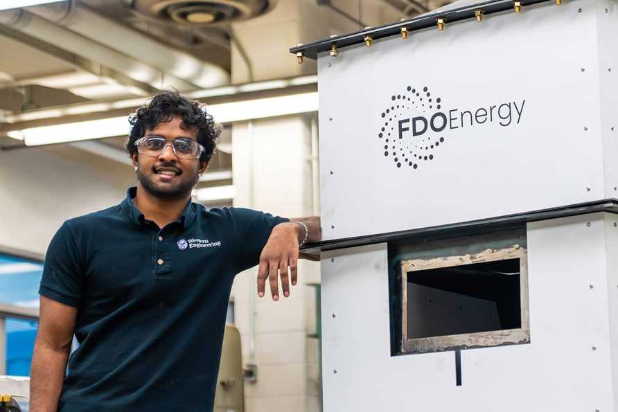Western student turning trash into energy with ultra-low emission incinerators