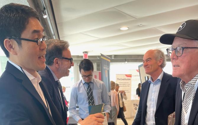 Gary Kim, George Athanassakos, Luis Melendez, Richard Oldfield, AGM attendee
