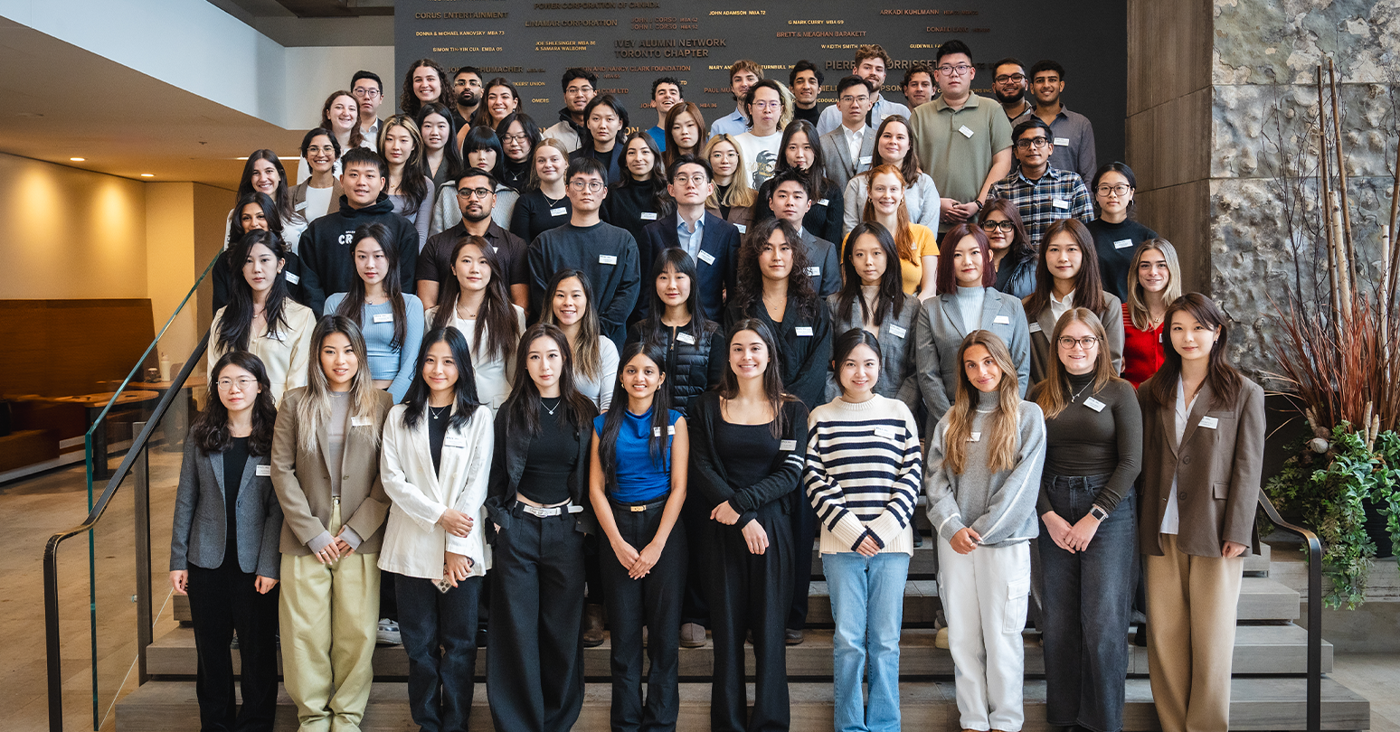 Group shot of the MSc Class of 2026