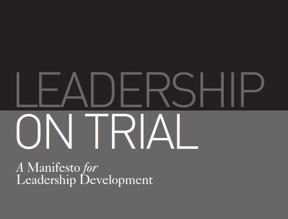 Cover of Leadership on Trial book