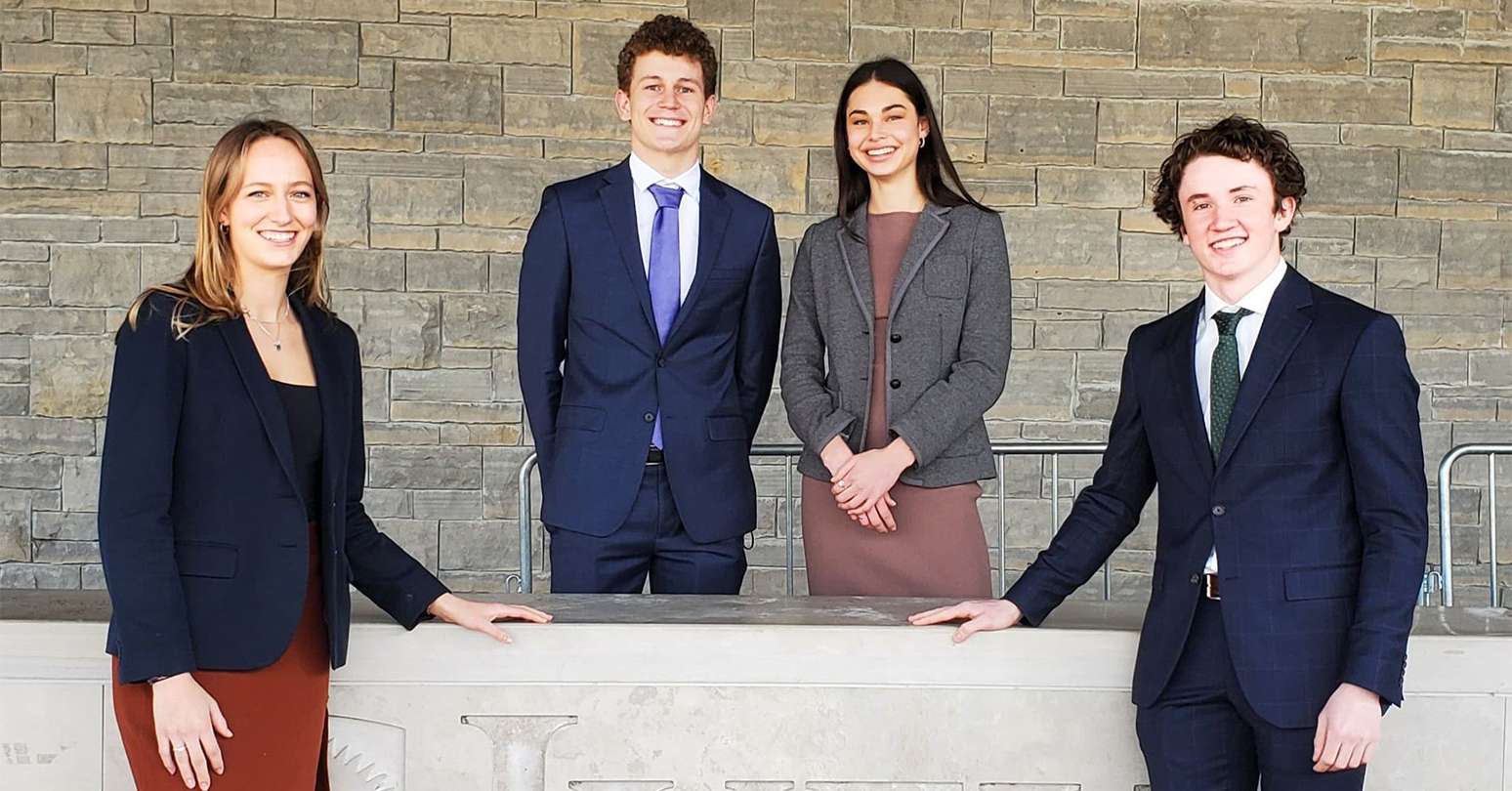L-R: Kate McCallum, Theo Kalff, Naomi Walch, Patrick Westdal