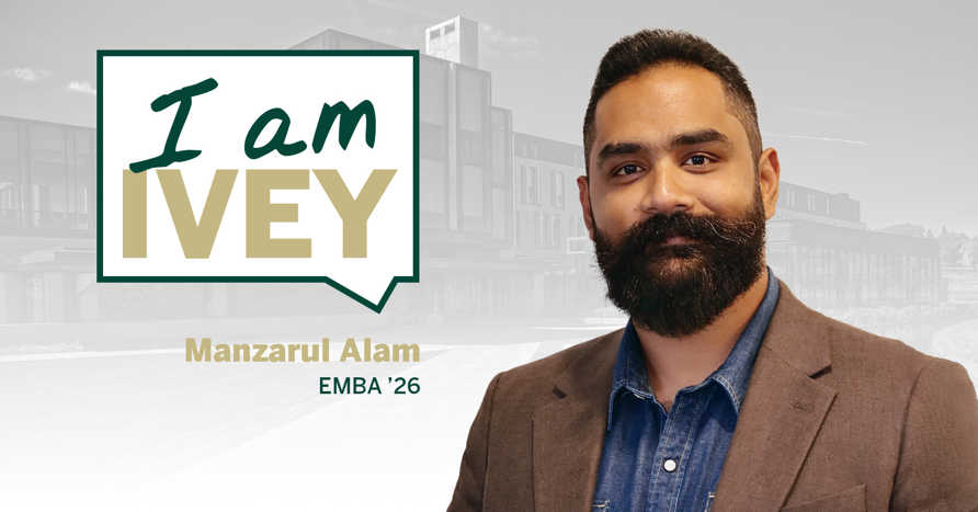 I Am Ivey: Manzarul Alam, EMBA ’26