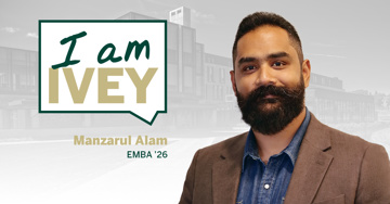 I Am Ivey: Manzarul Alam, EMBA ’26