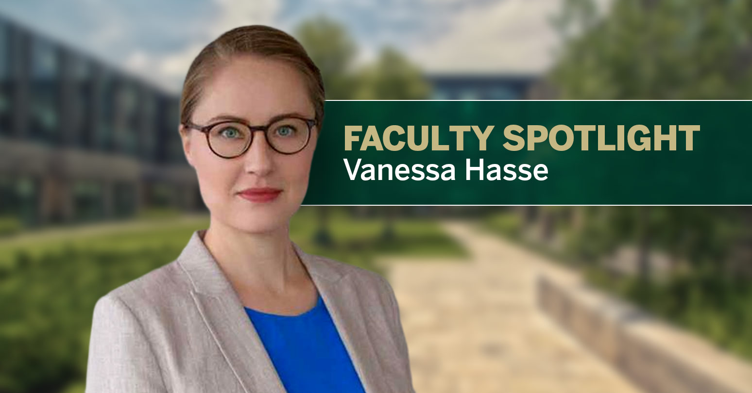 Faculty Spotlight Vanessa Hasse