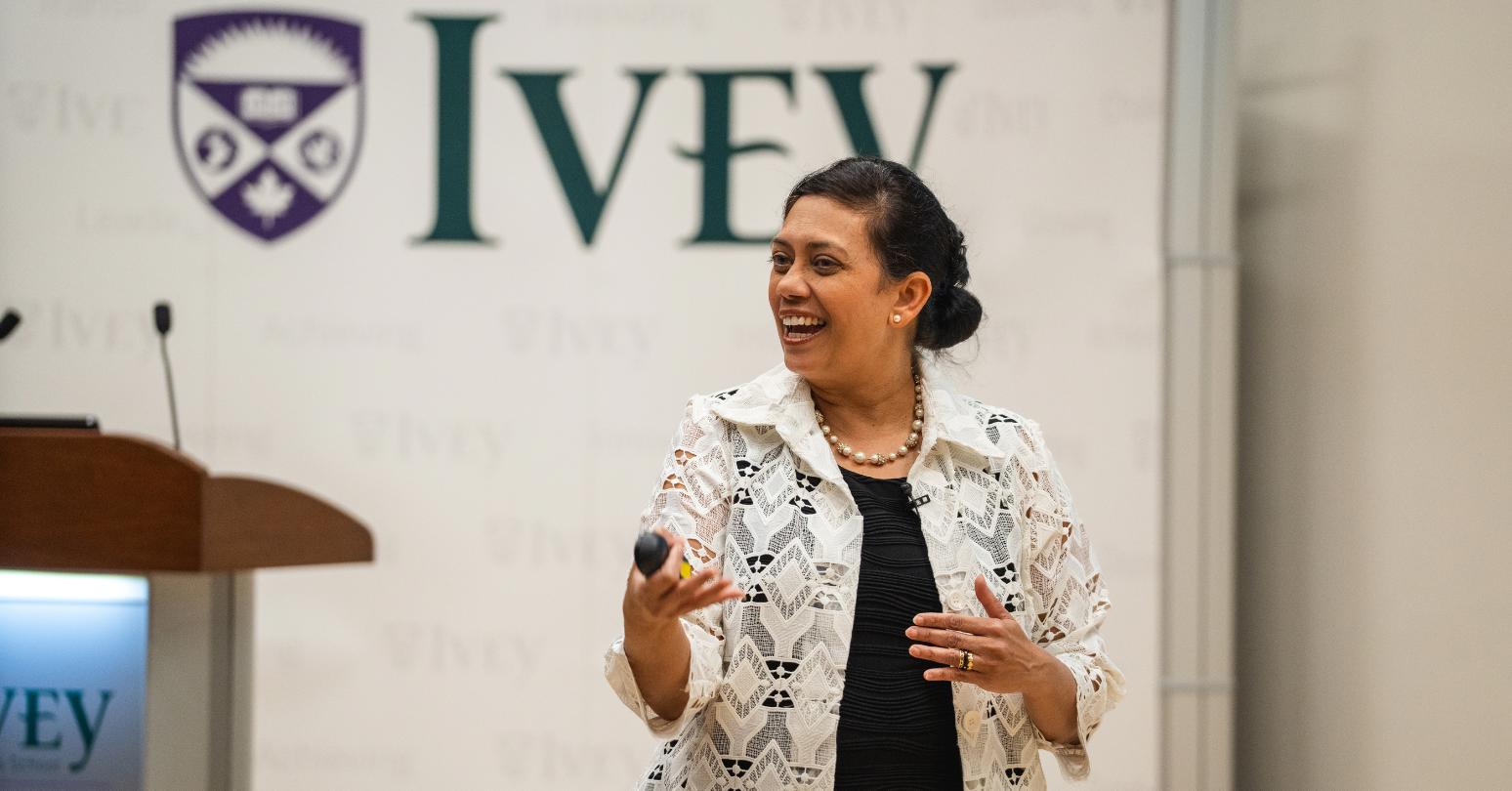 Dr. Vanessa Patrick Speaking At Ivey
