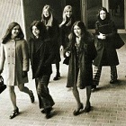 Old photo of female students at Ivey