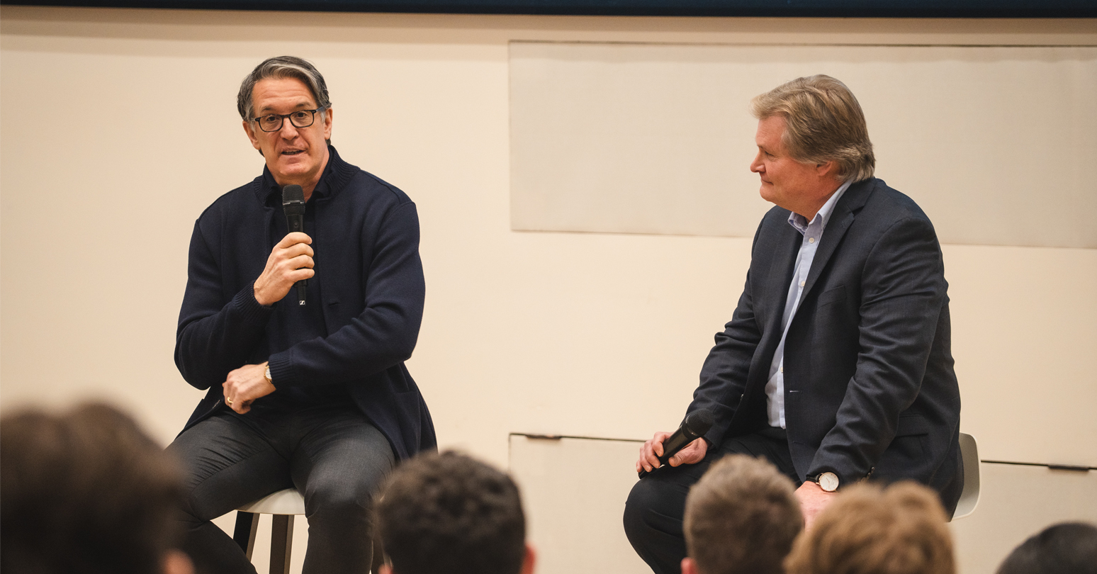 L-r: Brendan Shanahan and David Simpson