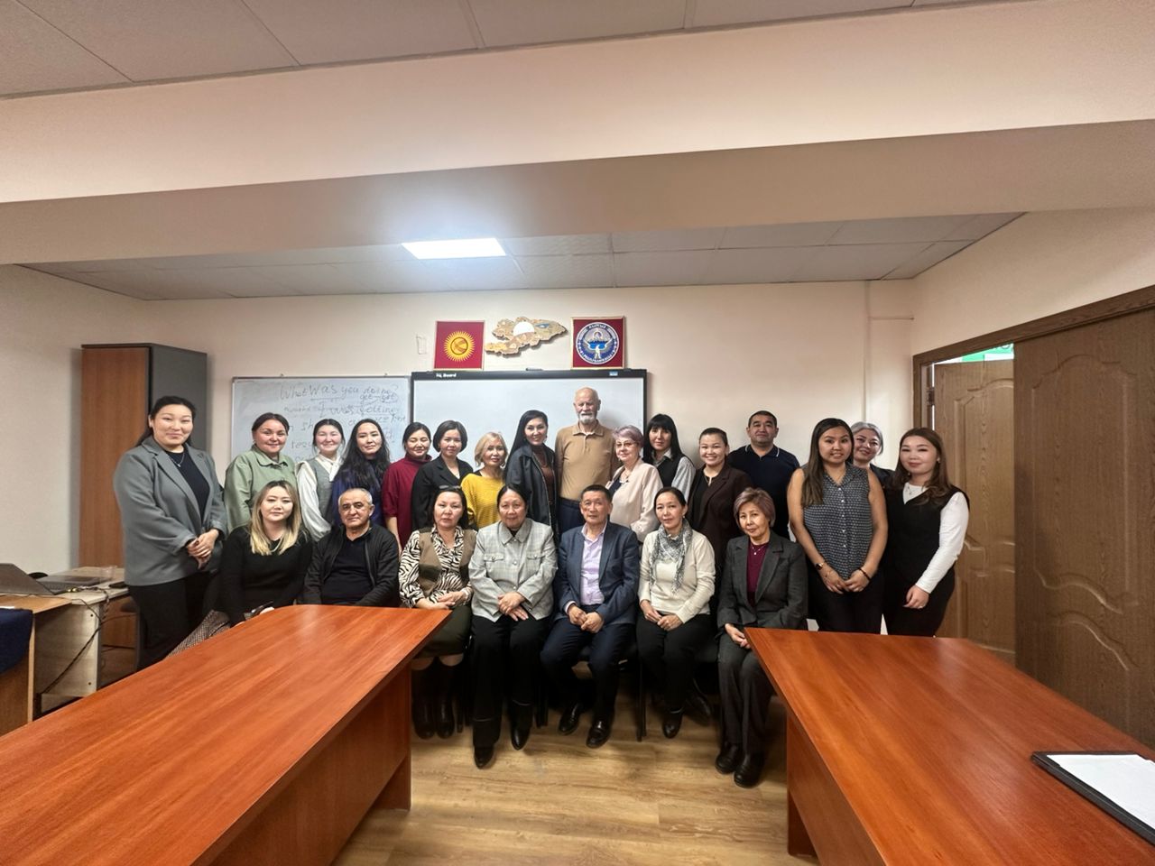 Group photo after the successful workshop at Bishkek State University,Bishkek, Kyrgyzstan