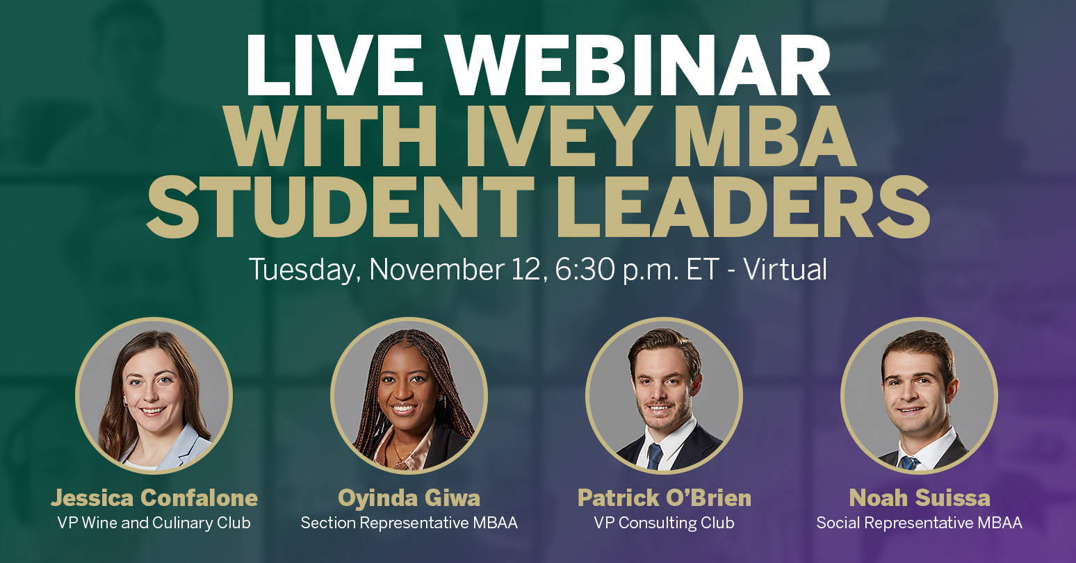 MBA Live Webinar Banner