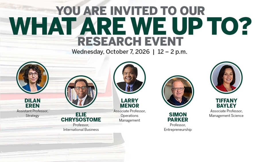 What Are We Up To? Research Event