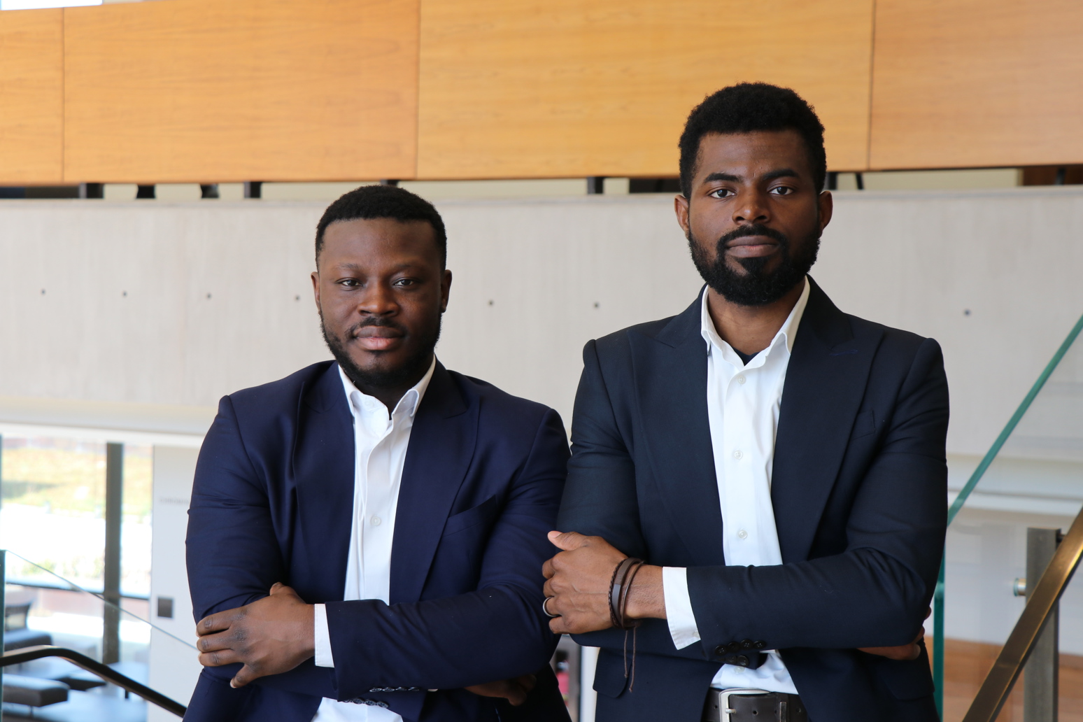 Ivey MBA '24s Aaron Olajide, and Kenneth Kanlisi