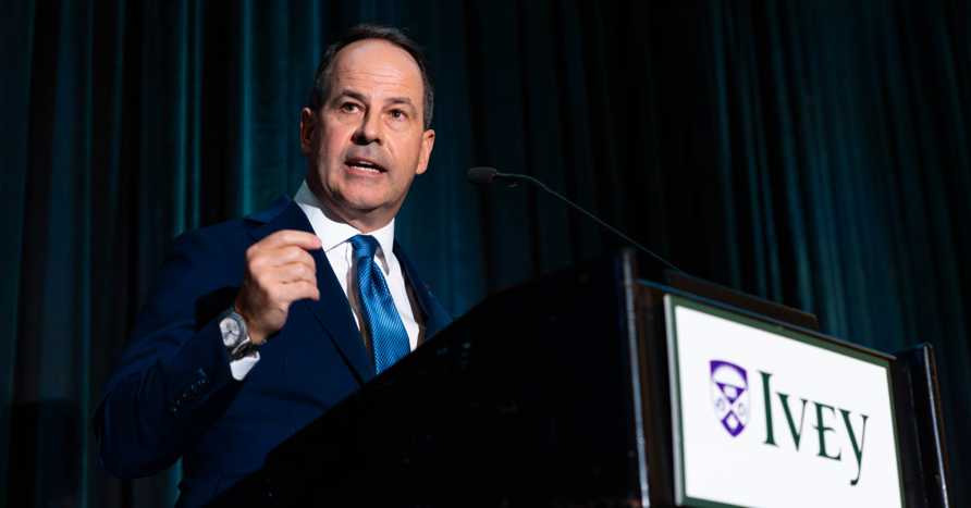 Darryl White honoured at 2026 Ivey Business Leader Award dinner that raised record $1.4 million