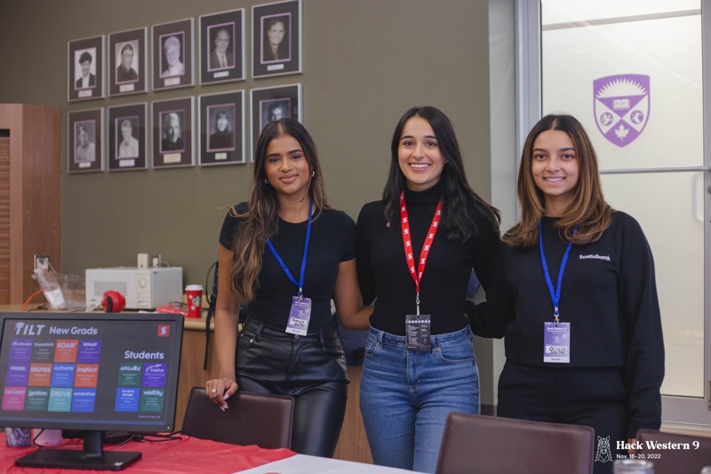 Representations from Scotiabank at the Hack Western hackathon 2022