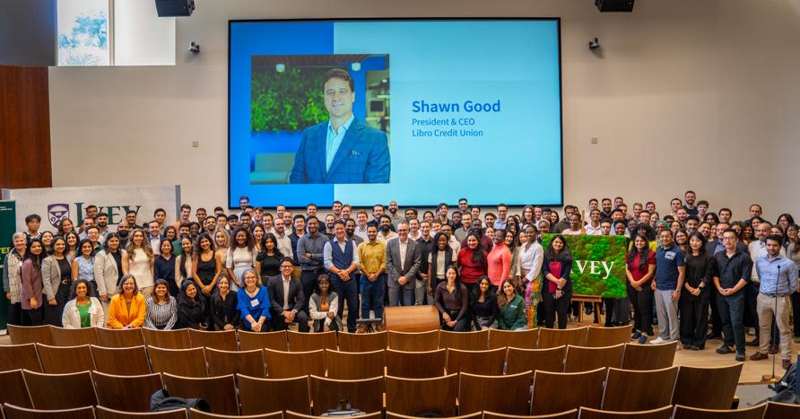 Finding your why: Libro CEO Shawn Good inspires Ivey MBAs to lead with purpose