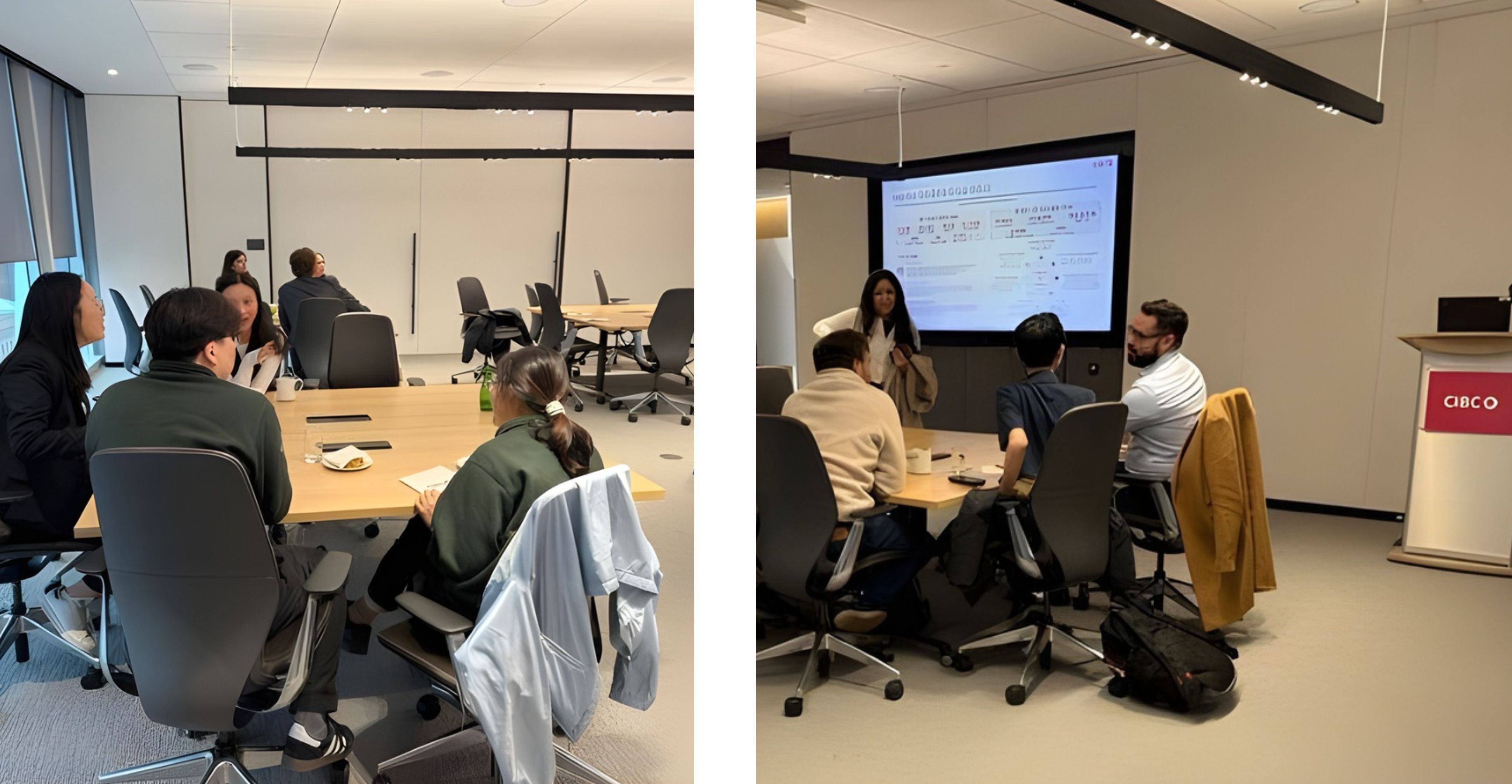 Students engage in small-group discussions and interactive sessions with CIBC’s Alternate Solutions Group (ASG)