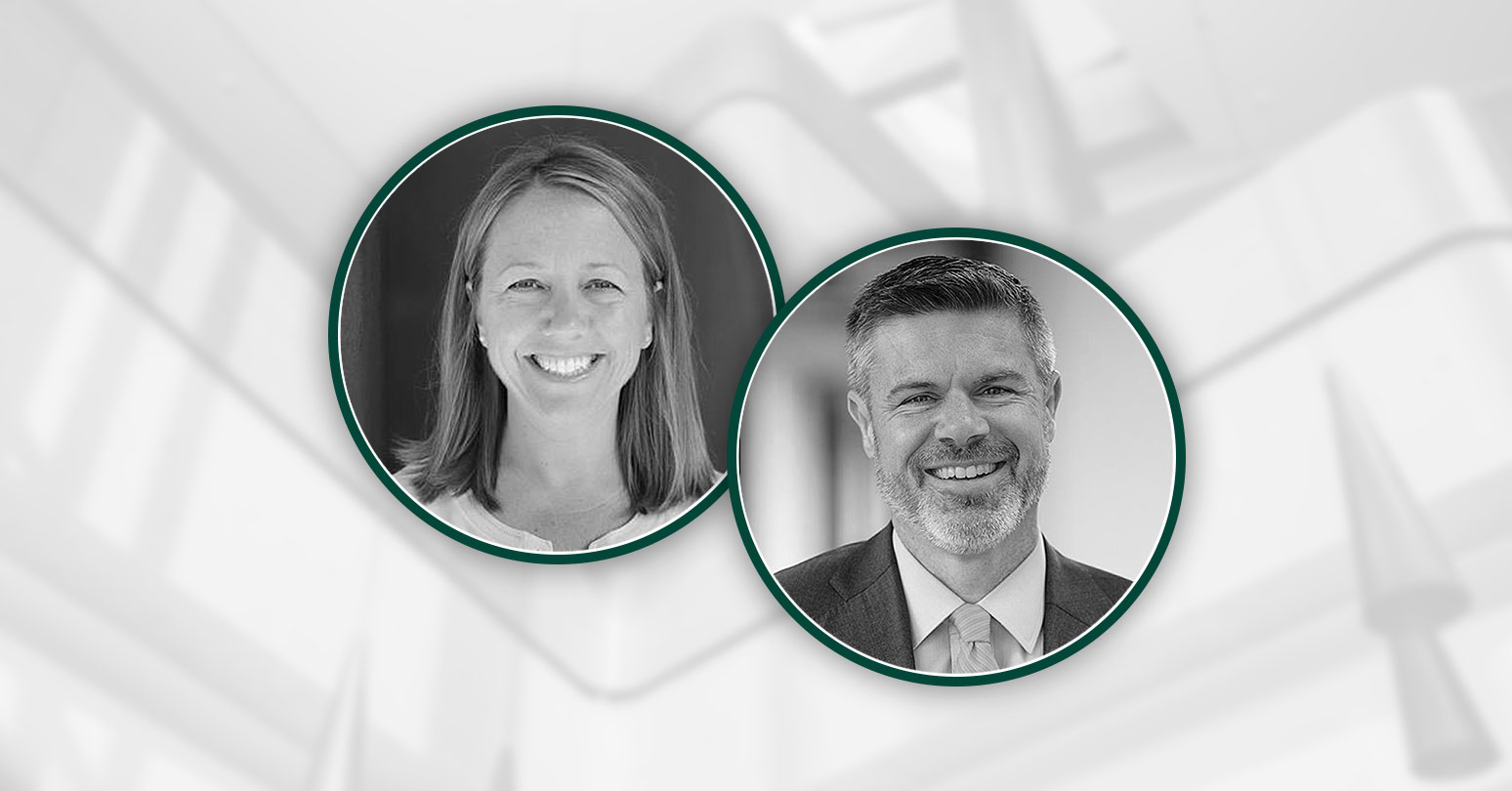 L-r: Rebecca Duff and Michael Lenox