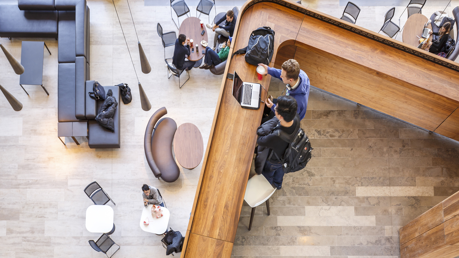 Interior Ivey building overlooking Great Hall