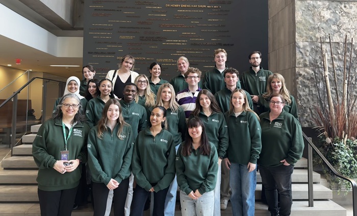 Certificate students and staff