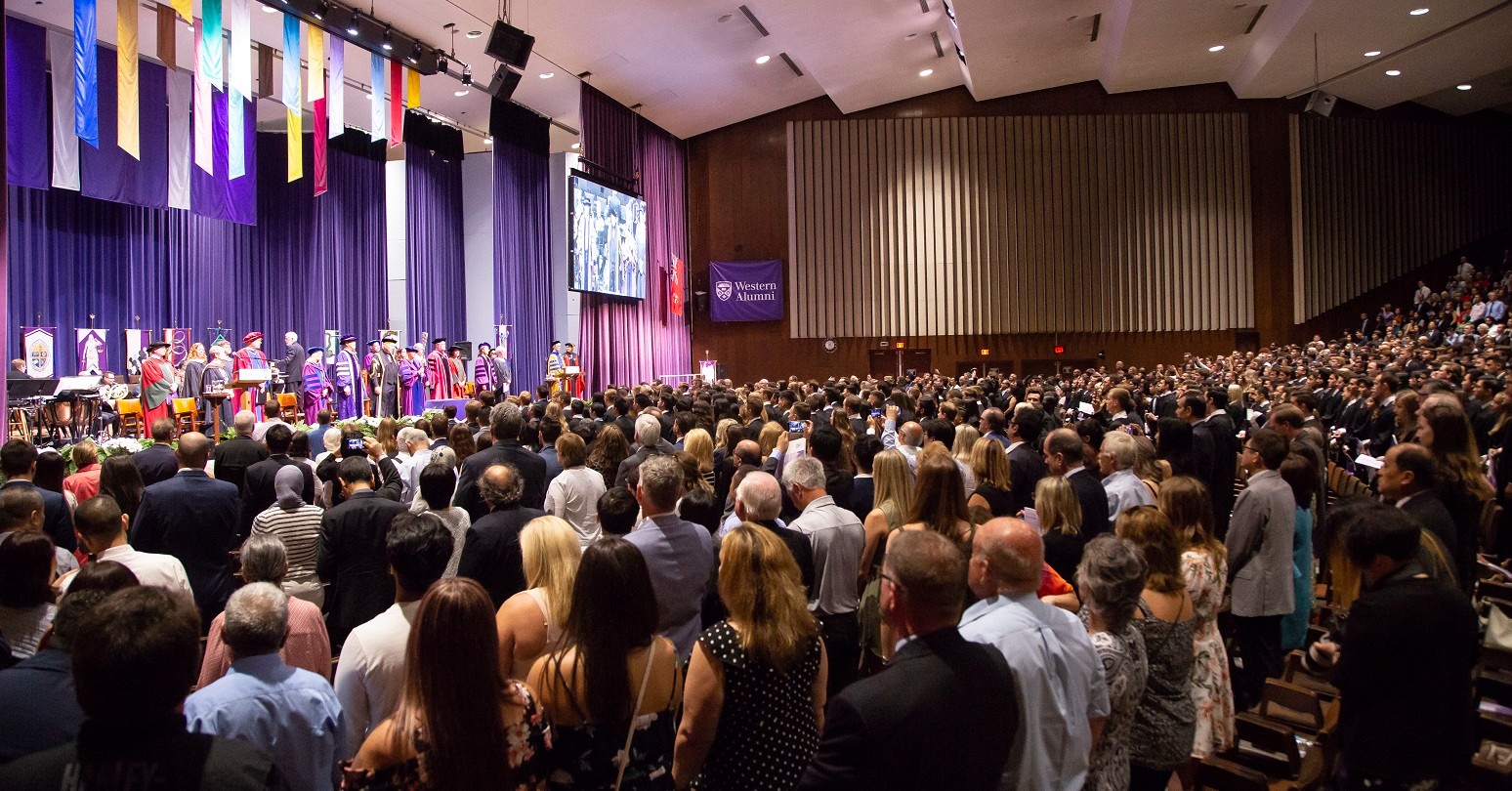 A previous HBA convocation ceremony